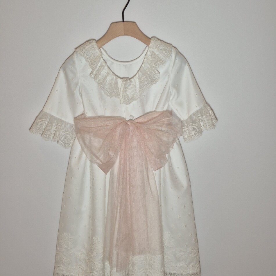 Vestido Tul plumetti Lazo Rosa 285€(1)